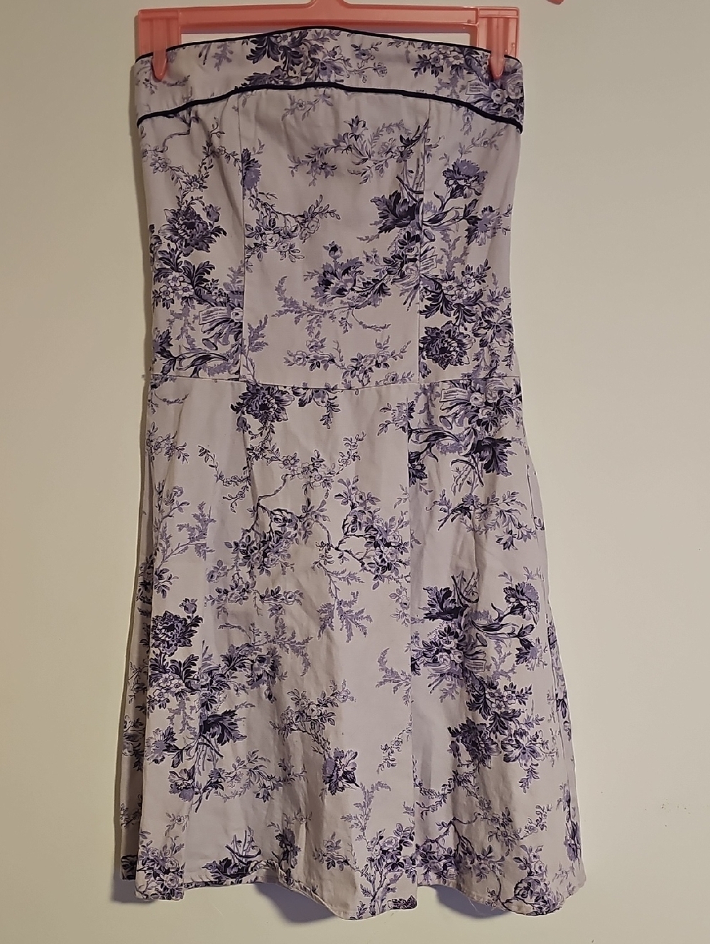 Teeze Me Strapless Lilac Floral Sundress
